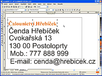 Změna typu písma, velikosti, tučnosti a barvy.