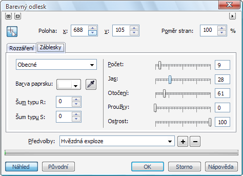 Barevný odlesk